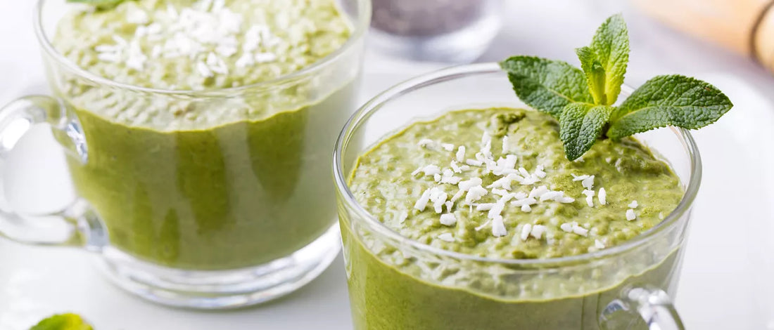Matcha and Red Bean Shake