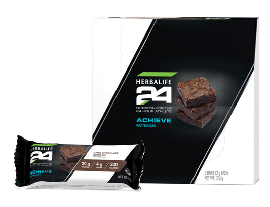 Herbalife24 Achieve Dark Chocolate Brownie 6 bars per box